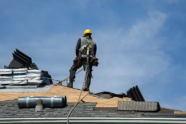 Professional Roof Replacement technician working in Convoy, OH